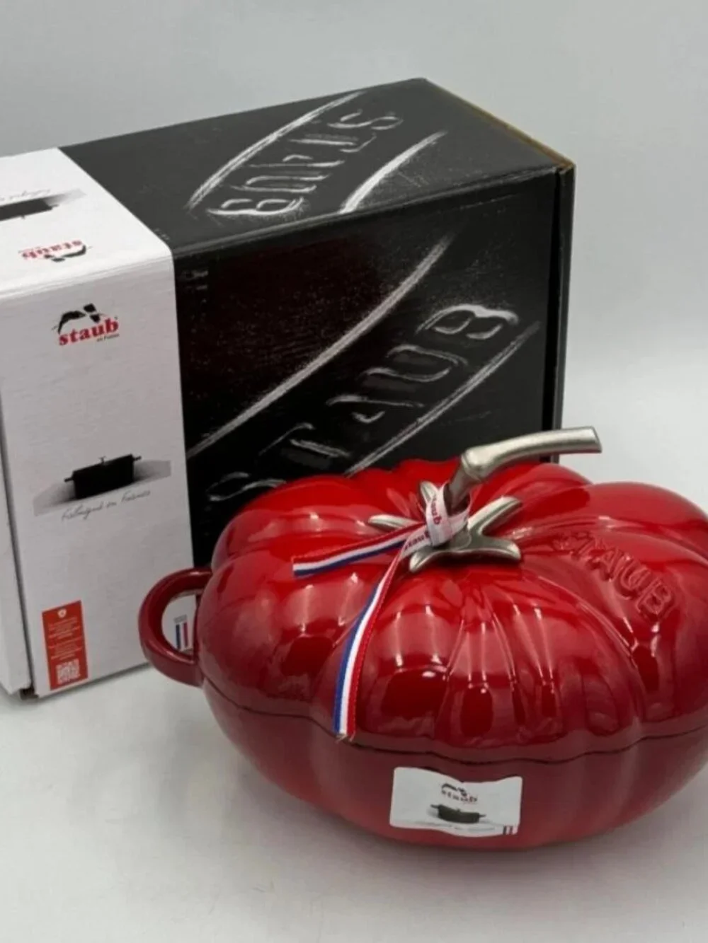 Staub Enameled Cast Iron Tomato Cocotte, 3-Qt.